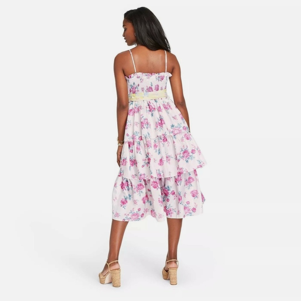 LoveShackFancy x TARGET Sz 2X Elise dress Tiered Dress Floral - Picture 4 of 16